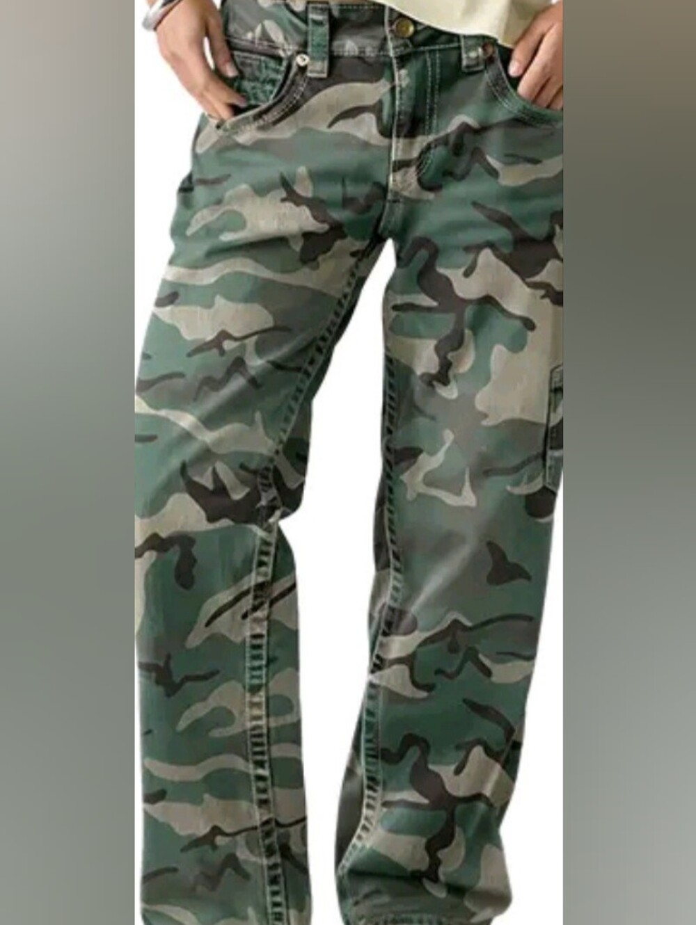 NWT FLAMINGALS Camo Cargo Pants